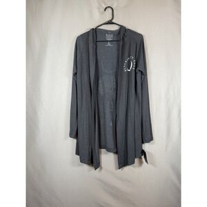 Blackcraft Cult 'Spirits of the Dead' Gray Open Cardigan Occult Goth Large NWT